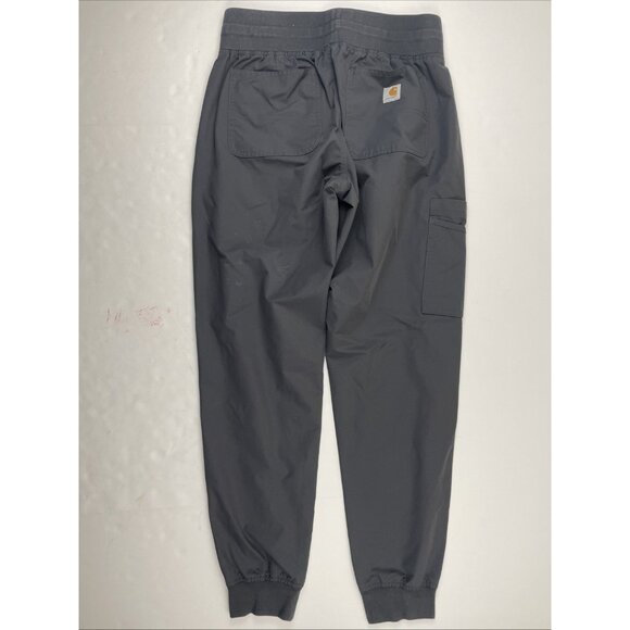 Carhartt Force Scrub Jogger Pants Women’s S Regular Pull On Drawstrings Gray - Picture 3 of 10